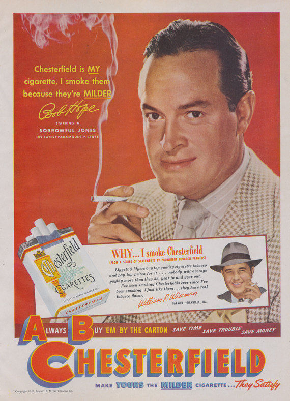 1940s cigarette ads