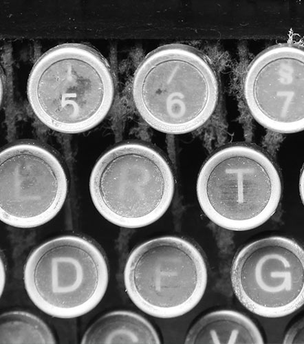 Typewriter Close-Up